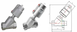 Heat Resistance Angle Control Valve