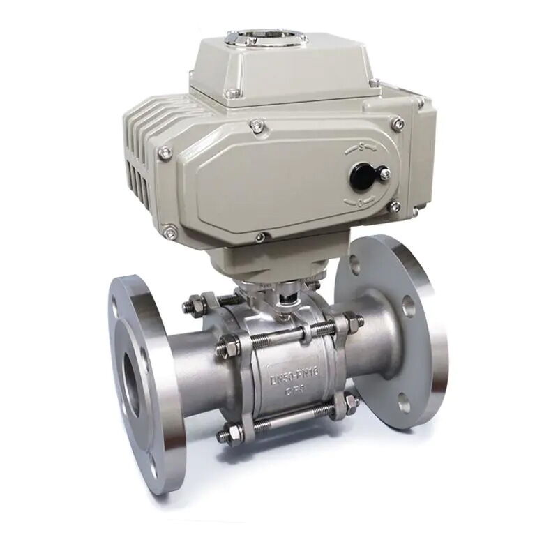 2 Piece Ball Control Valve, SS 316, 1-4 Inch, 150 LB, Flanged