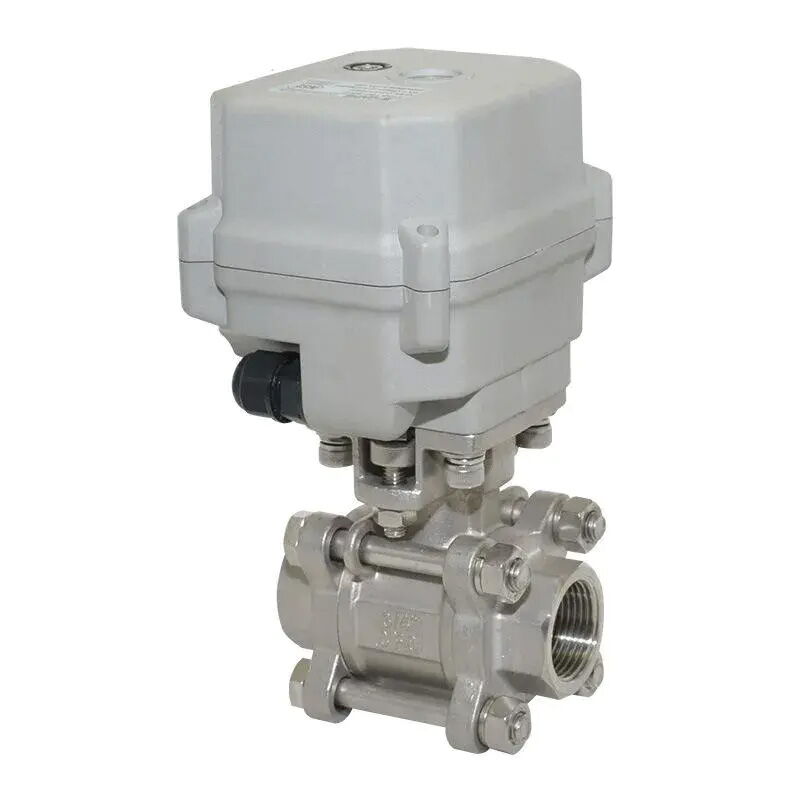 3 Pieces Ball Control Valve, SS 316L, 1/4-2 Inch, CL 150 LB
