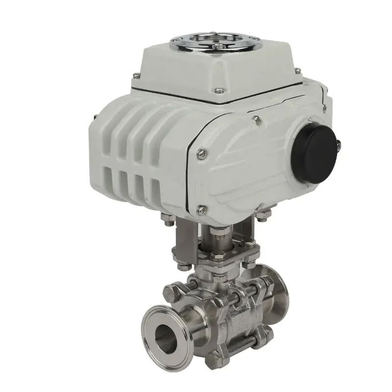 Sanitary Food Grade Ball Control Valve, SS, 2 Way, 1/2-4 IN