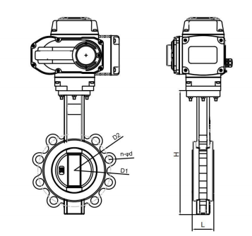 Lug Butterfly Control Valve