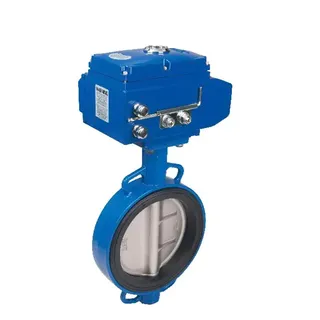 Electric Operated Butterfly Control Valve, PVC, 2 IN, Flanged