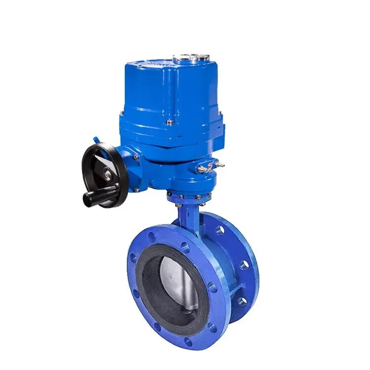 Explosion-proof Butterfly Control Valve, A351 CF8M, Flanged