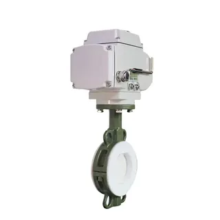 Soft Seal Butterfly Control Valve, A216 WCB, 8 Inch, 150 LB