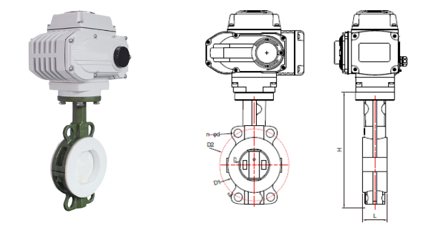 Soft Seal Butterfly Control Valve