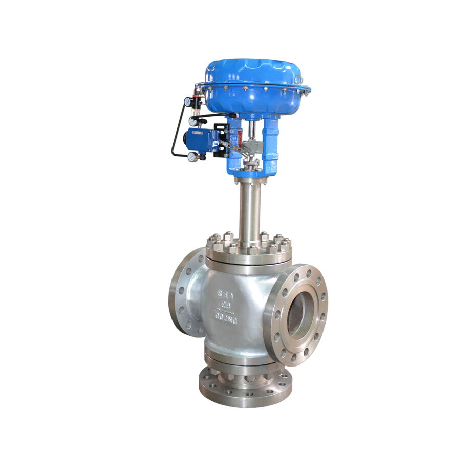 3 Way Globe Control Valve, ASTM A216 WCB, 1-12 Inch, 300 LB