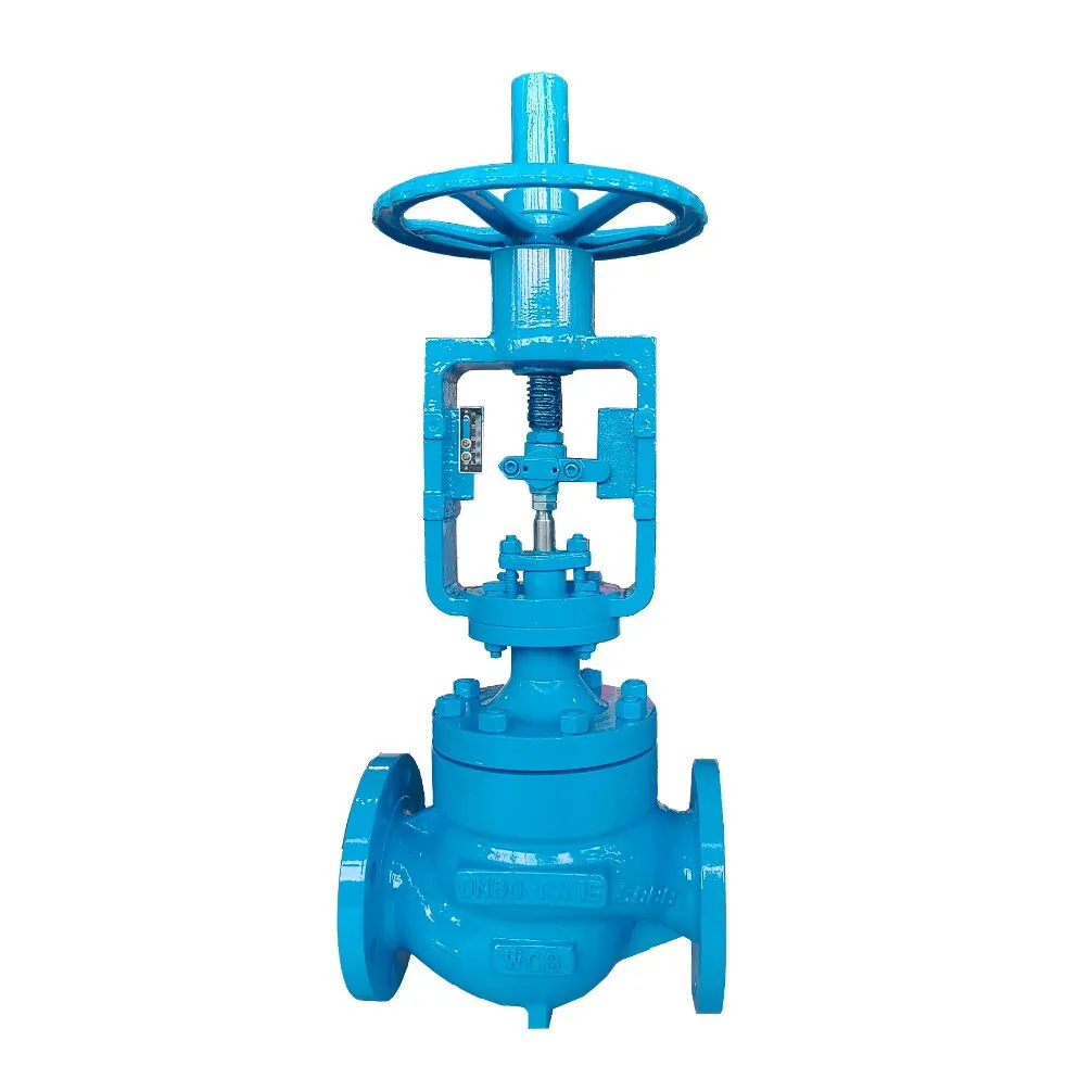 Hand-Operated Globe Control Valve, ASTM A216 WCB, 1/2-18 IN