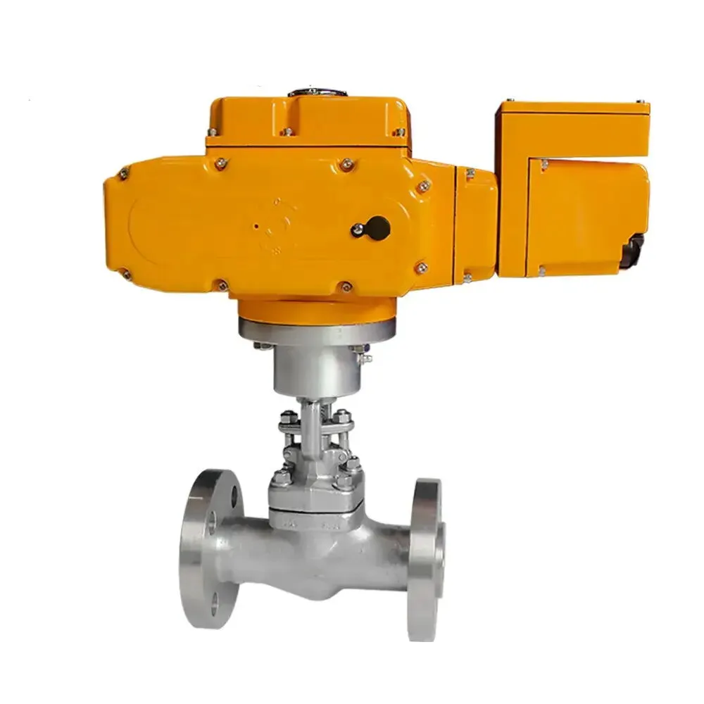 Unidirectional Electric Globe Control Valve, SS 304, 2 Inch