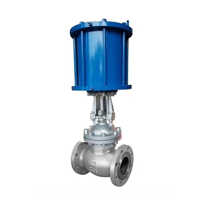 Straight Stroke Globe Control Valve, CF8, 6 Inch, CL 150 LB
