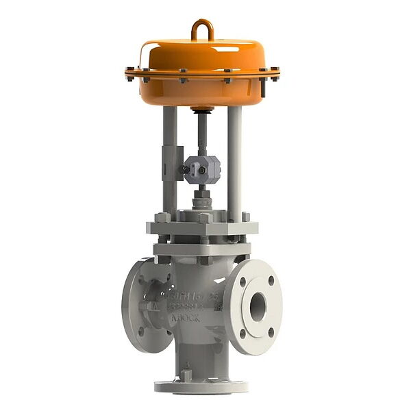 3 Way Control Valve for HVAC System, Carbon Steel, 1/2-3 IN
