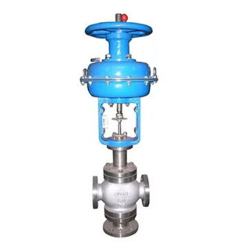 3 Way Pneumatic Diaphragm Control Valve, SS 316, 1-6 Inch