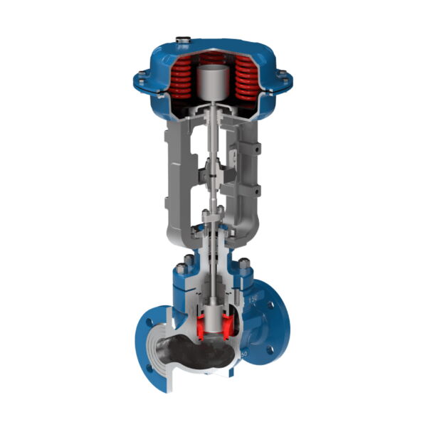 Cage Guided Control Valves, A216 WCB, 1-20 Inch, 150-2500 LB