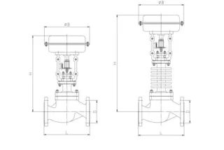 Pneumatic Control Valve Structure