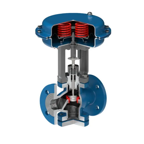 Electric Single Seated Control Valve, CF8M, 1/2 - 1-1/2 Inch