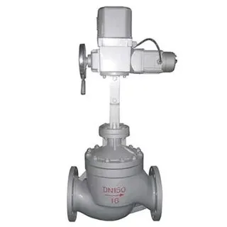 Single Seat Electric Control Valves, ASTM A216 WCC, 6 Inch