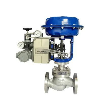 Pneumatic Sleeved Control Valve, SS 304, 1-1/2 Inch, 300 LB