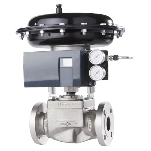 Pneumatic Top-Cuide Control Valve, Stainless Steel, 1/2-2 IN