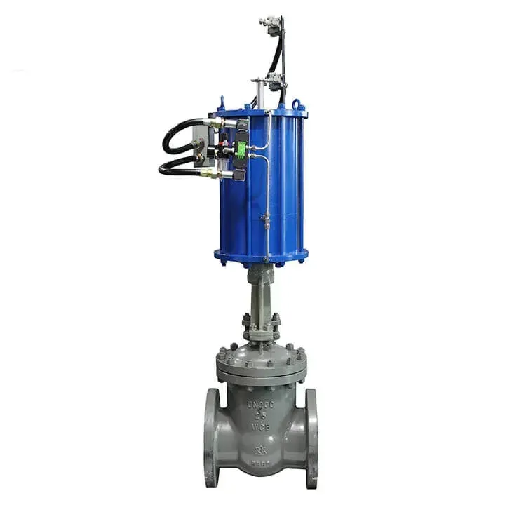 Straight Stroke Pneumatic Control Valve, A216 WCB, 2-32 Inch