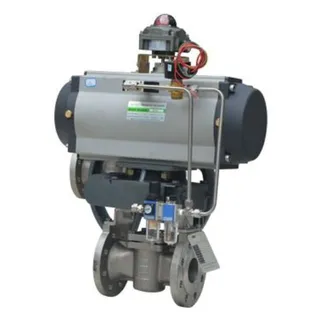 Pneumatic Sleeved Plug Control Valve, A216 WCC, 1/2-24 Inch