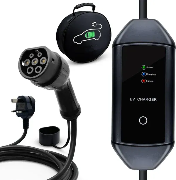3-Pin Plug EV Charger