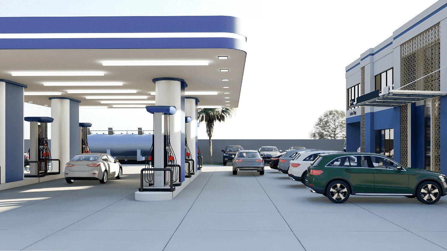 EV Charging at Gas Stations