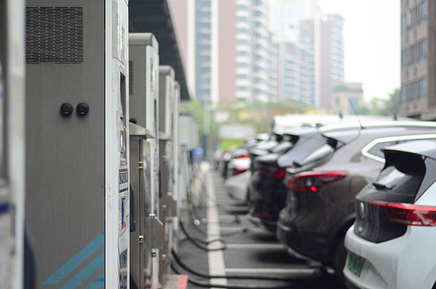 Floor-Mounted EV Charging Stations
