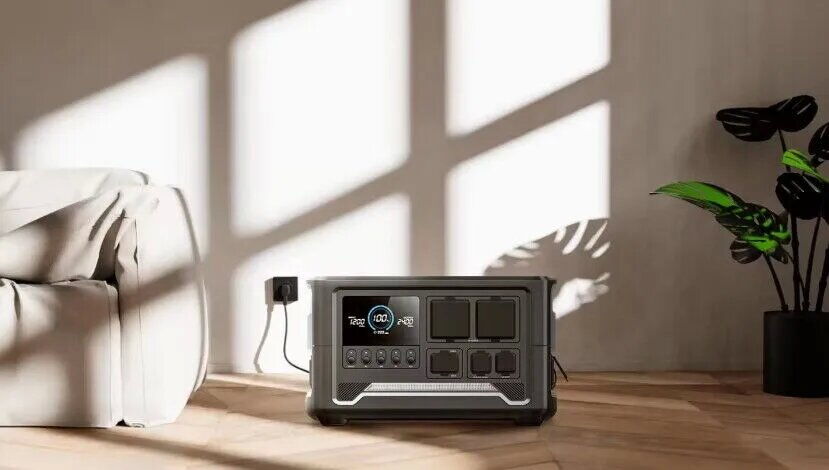 Portable Power Station Charged at Home