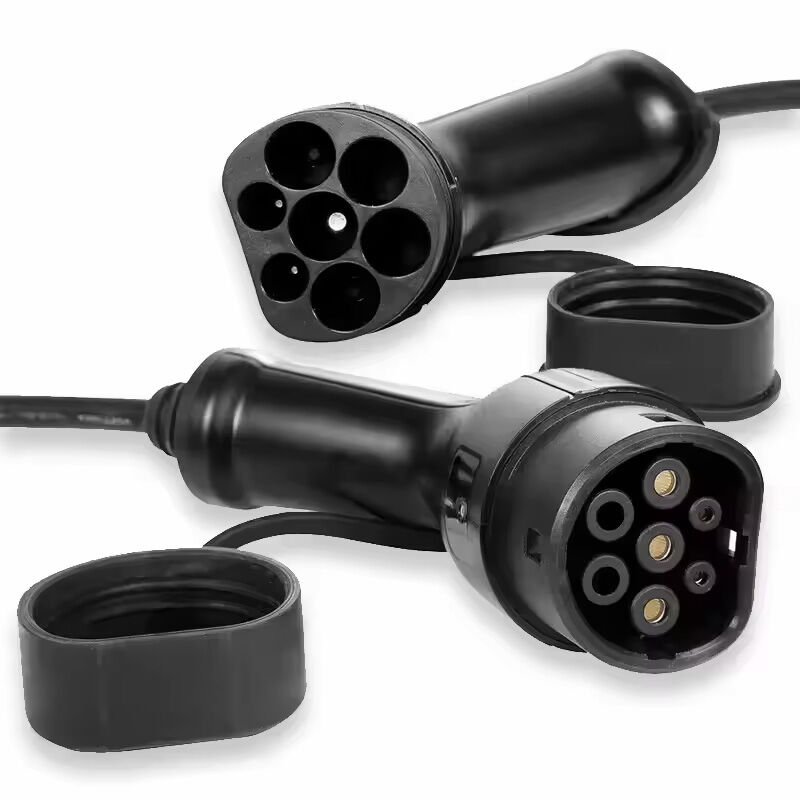 Charging Pile To Vehicle End Plug Drawing