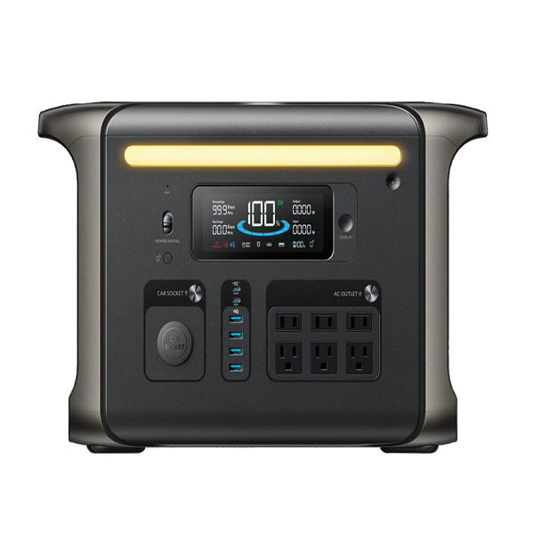 1536Wh Mobile Power Station, 1800W, Solar Recharging