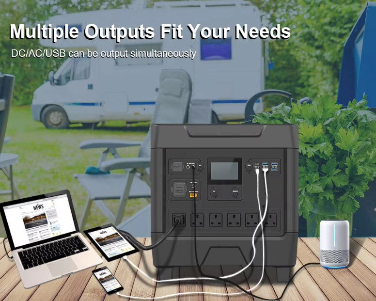 Portable Power Station with Multiple Outputs