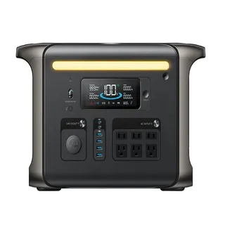 1536Wh Mobile Power Station, 1800W, Solar Recharging