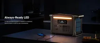 1536Wh Portable Power Station with Built-in LED