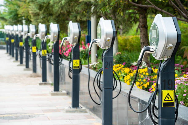 EV charger pedestal