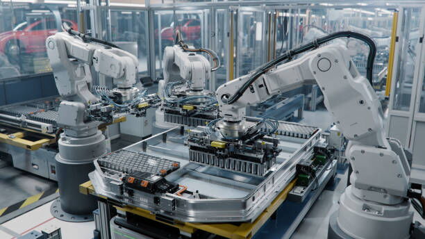 Lithium-ion batteries in Factory