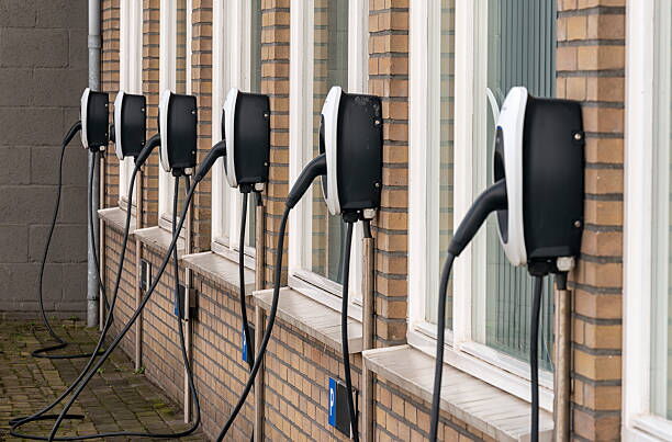 Wall-Mounted EV Charging Stations