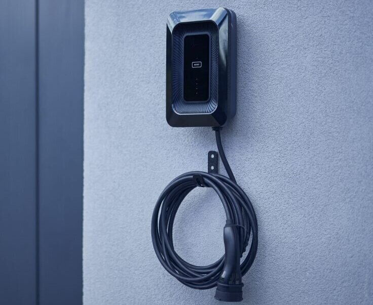tethered  EV charger