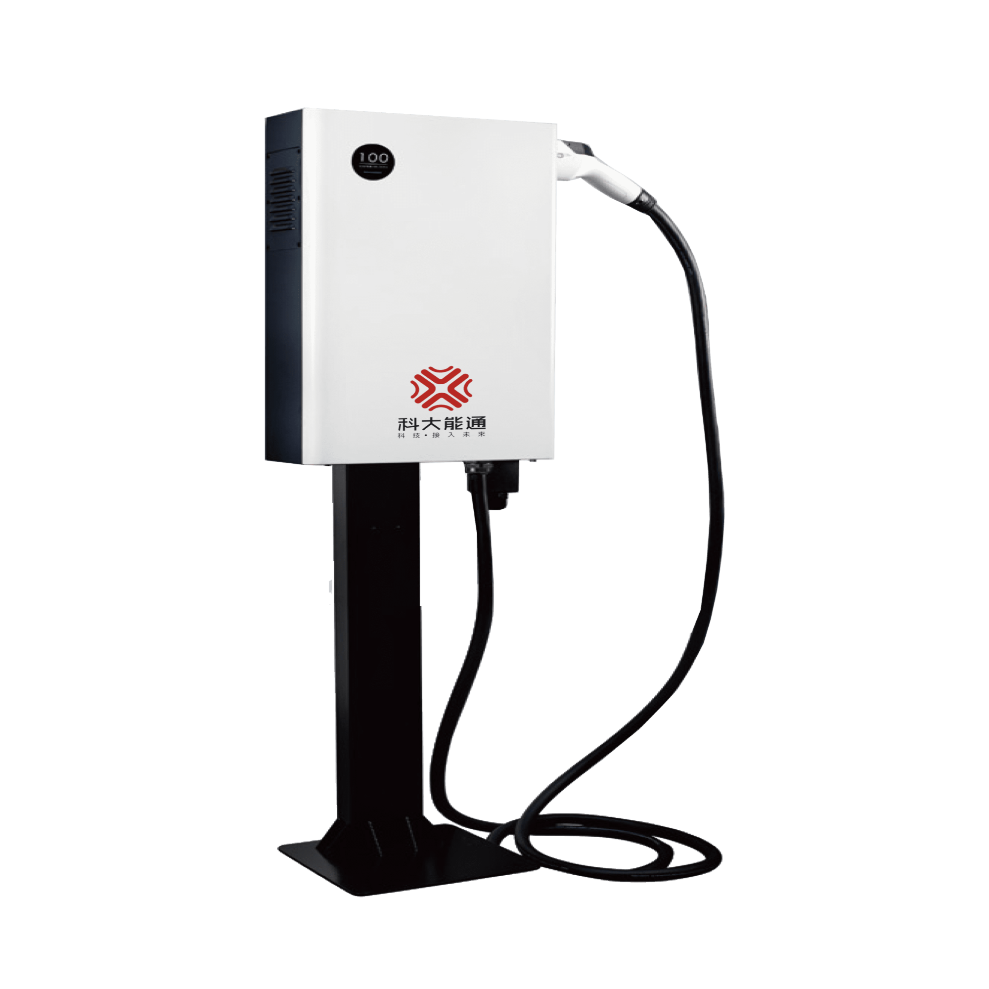 Dual DC EV Charger, 21kW, 380V AC, IP55, Wall Mount, Pole