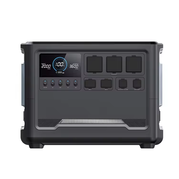 3600W Portable Power Station, 3072Wh, WiFi or Bluetooth APP