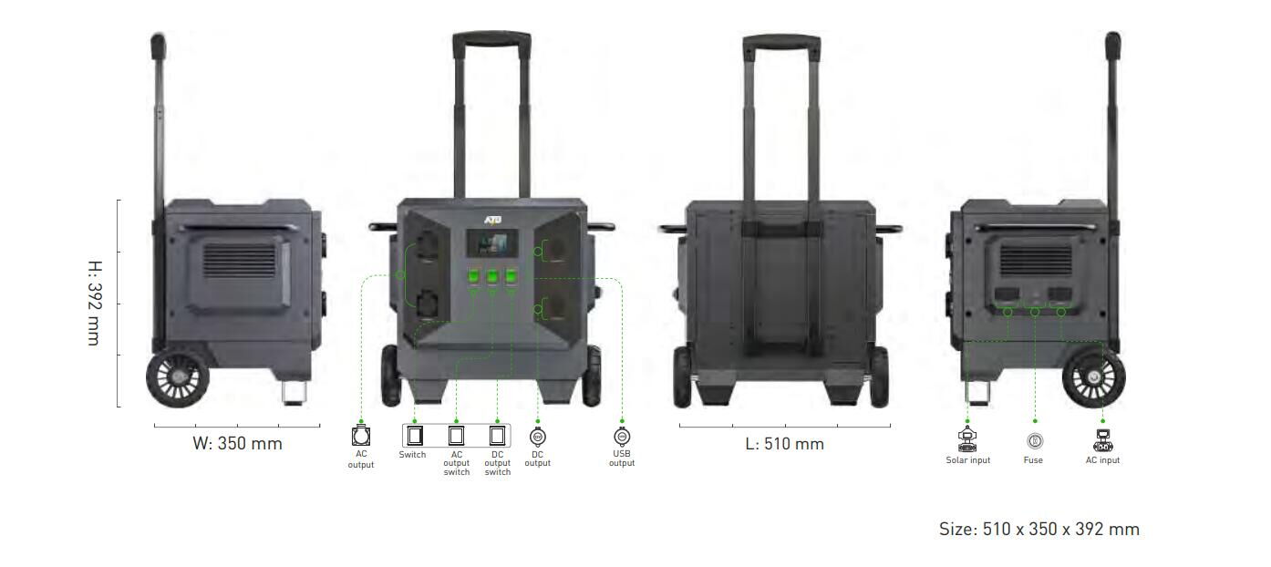 Portable Suitcase Energy Storage Power Station