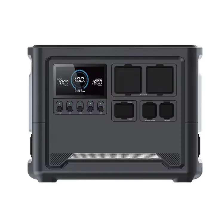 1800W Portable Power Station, 1024Wh, LiFePO4, WiFi, Bluetooth