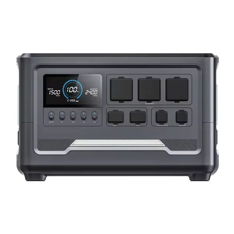 2400W Portable Power Station, 2048Wh, App Remote Control