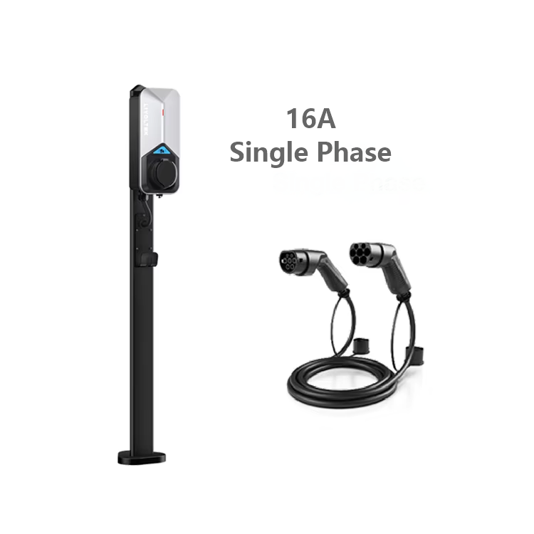 Type 2 EV Charger Cable, Single Phase, 16.4 Foot, 16A, 250V