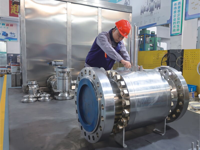 Large Ball Valve Assembling