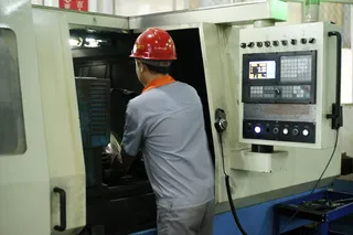 Operator at CNC Machine