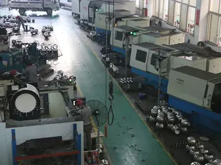 Busy Workshop-Worker & Machinary