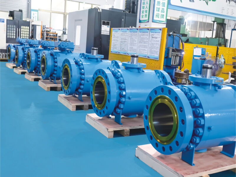 Trunnion Ball Valves in Package