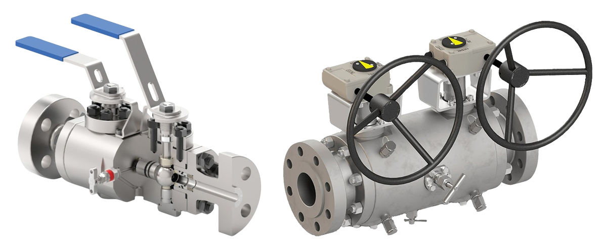 Modular Double Block and Bleed Ball Valves Modular Double Block and Bleed Ball Valves