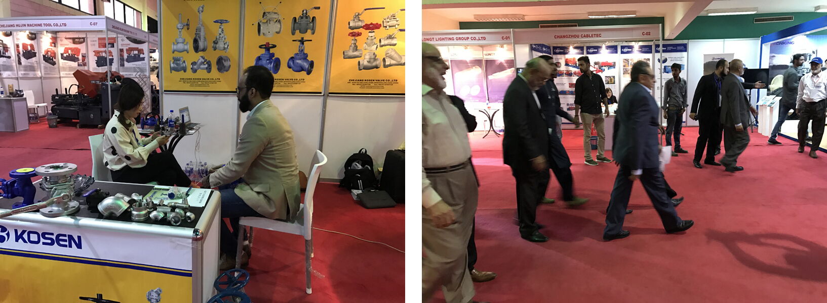 KOSEN VALVES Attending the ITIF Asia 2019, Karachi, Pakistan