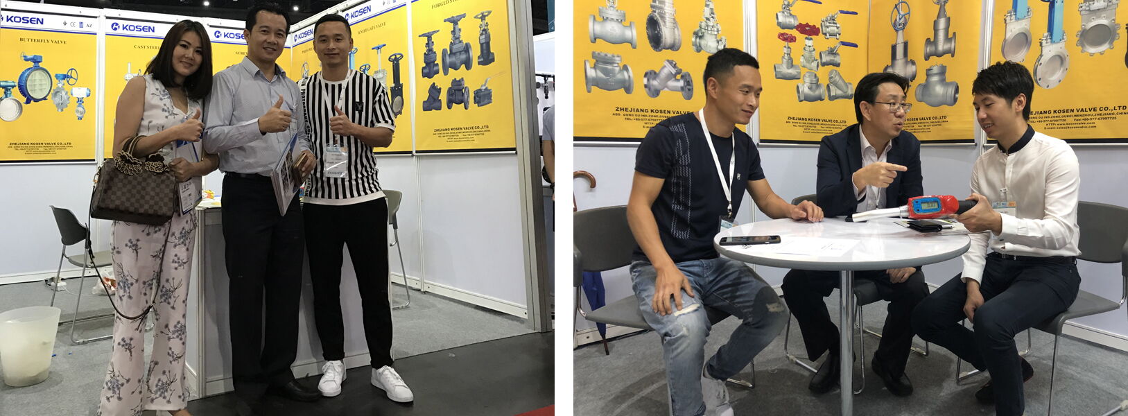 KOSEN VALVES in Pumps & Valves Asia 2018, Bangkok, Thailand