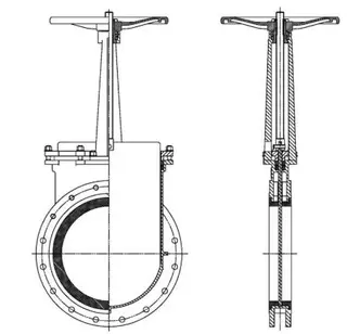 Knife Gate Valve Design Drawing